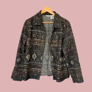 Vintage Embroidered Jacket ⭐️